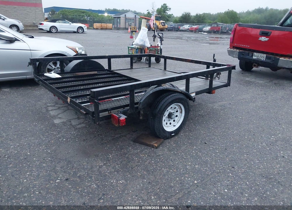 2021 CARRY ON 6X8 FLAT BED UTILITY TRAILER VIN: 4YMBU0812MV002784
