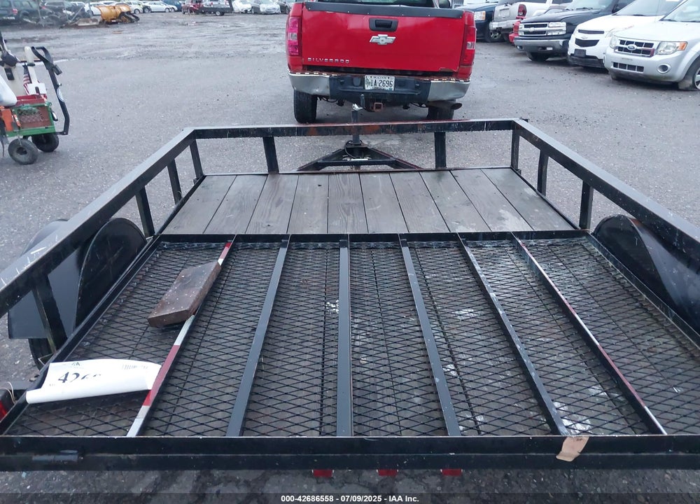 2021 CARRY ON 6X8 FLAT BED UTILITY TRAILER VIN: 4YMBU0812MV002784