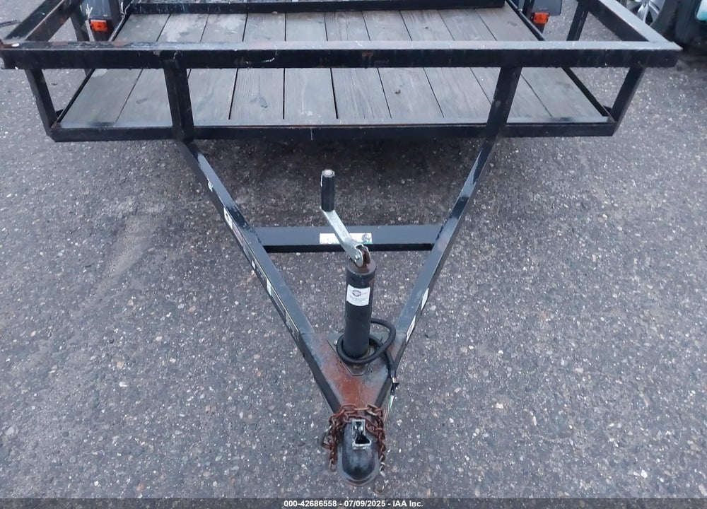 2021 CARRY ON 6X8 FLAT BED UTILITY TRAILER VIN: 4YMBU0812MV002784