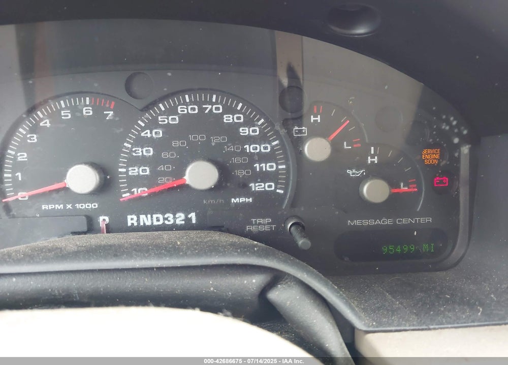 2003 FORD EXPLORER LIMITED VIN: 1FMZU85W53ZB39205