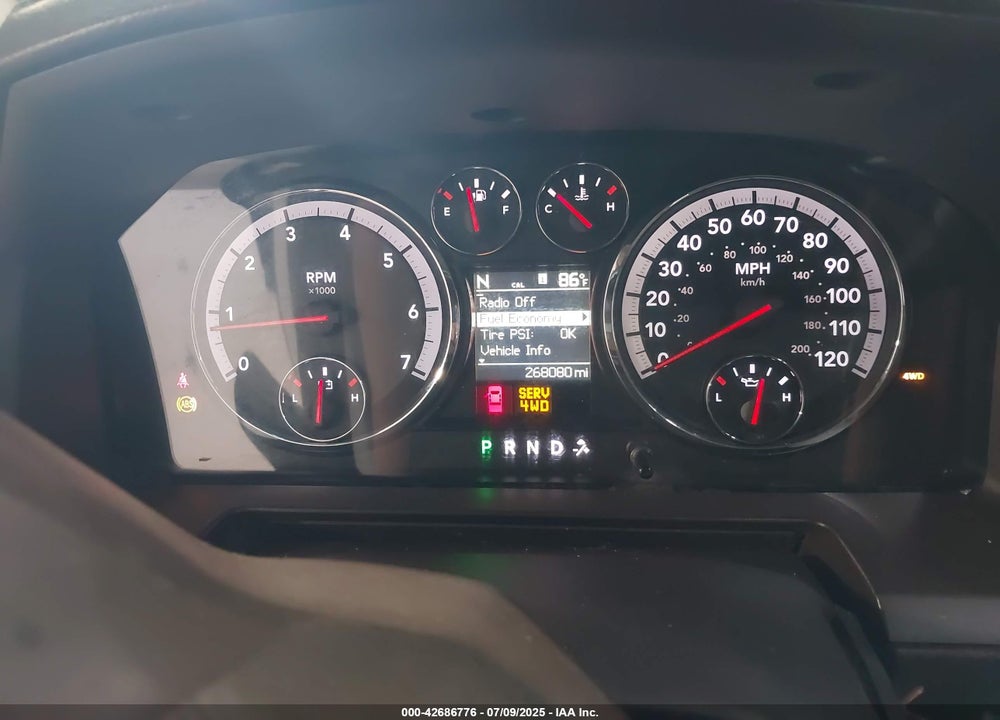 2011 RAM RAM 2500 VIN: 3D7TT2CTXBG624060