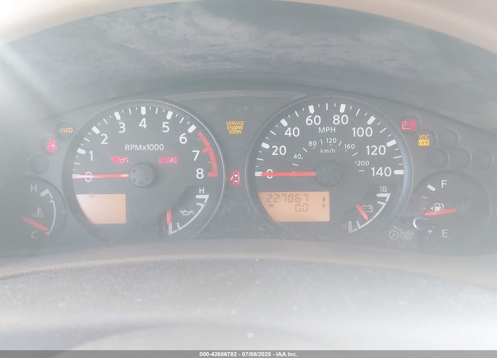 2007 NISSAN XTERRA VIN: 5N1AN08W07C515518