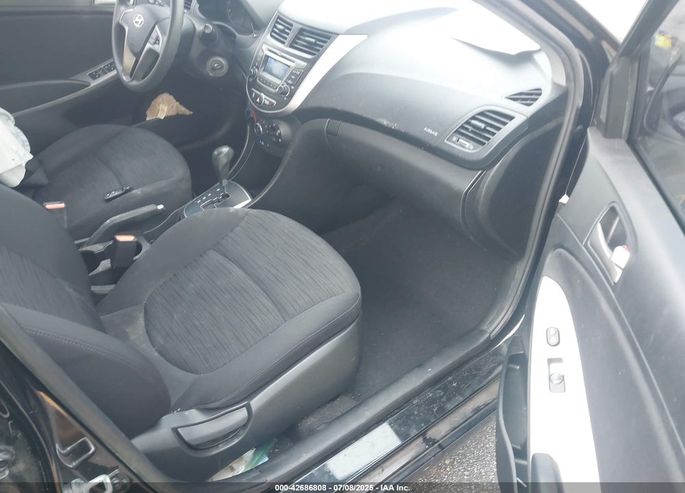 2016 HYUNDAI ACCENT VIN: KMHCT5AE4GU251470