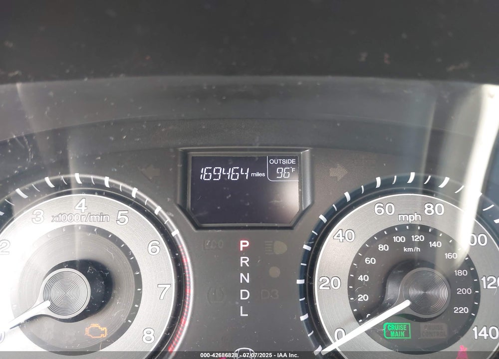 2012 HONDA ODYSSEY EX-L VIN: 5FNRL5H61CB030571