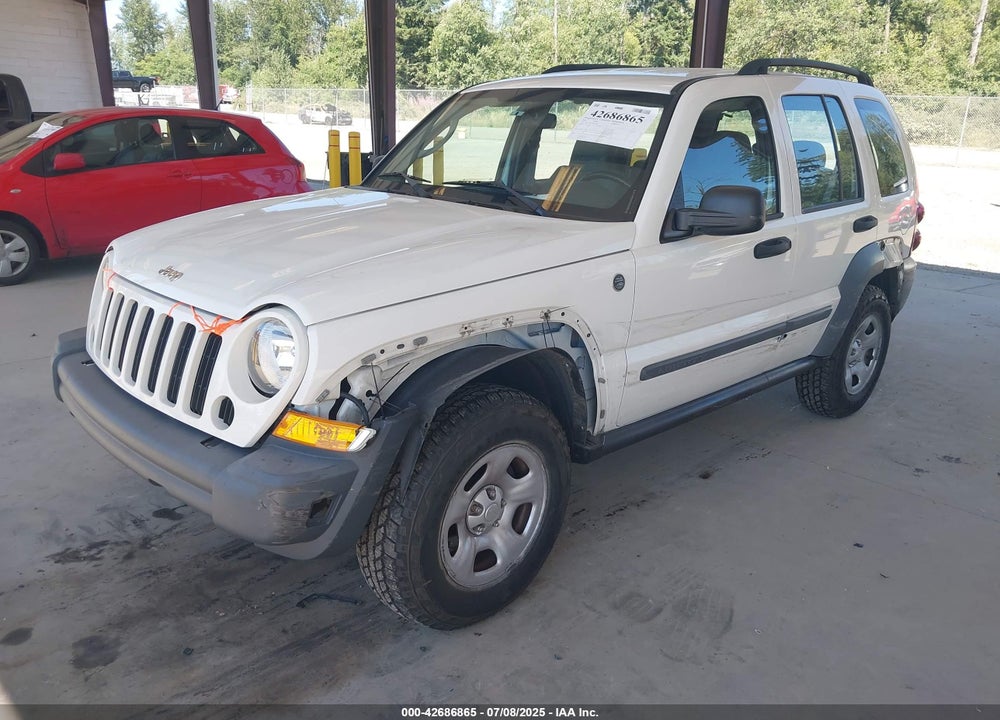 2005 JEEP LIBERTY SPORT VIN: 1J4GL48K05W715488