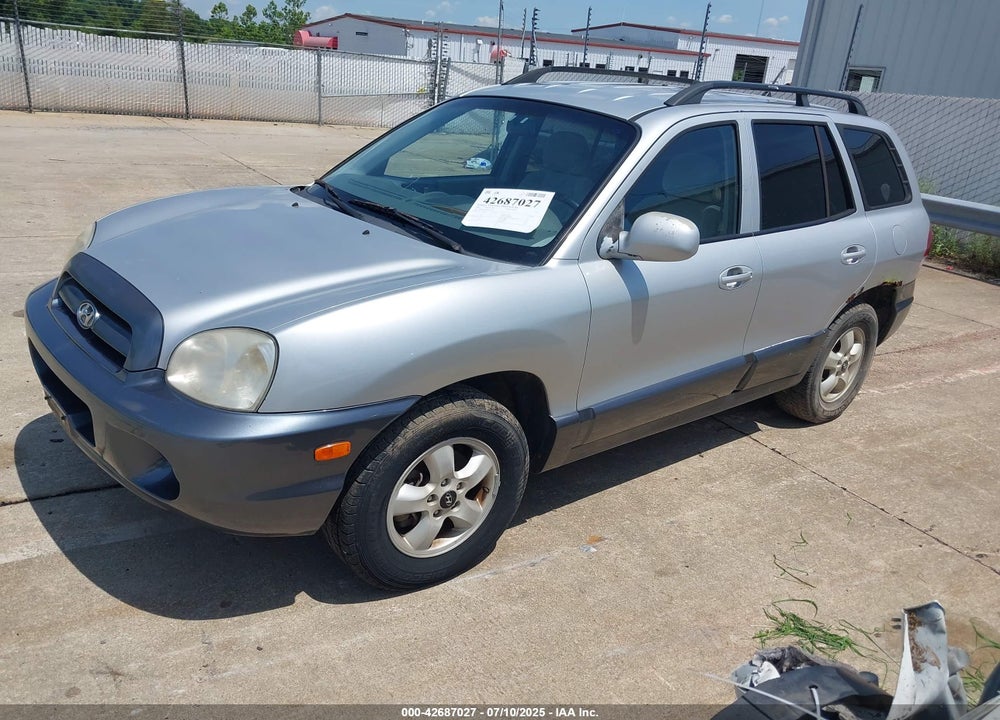 2005 HYUNDAI SANTA FE GLS VIN: KM8SC73D75U974612