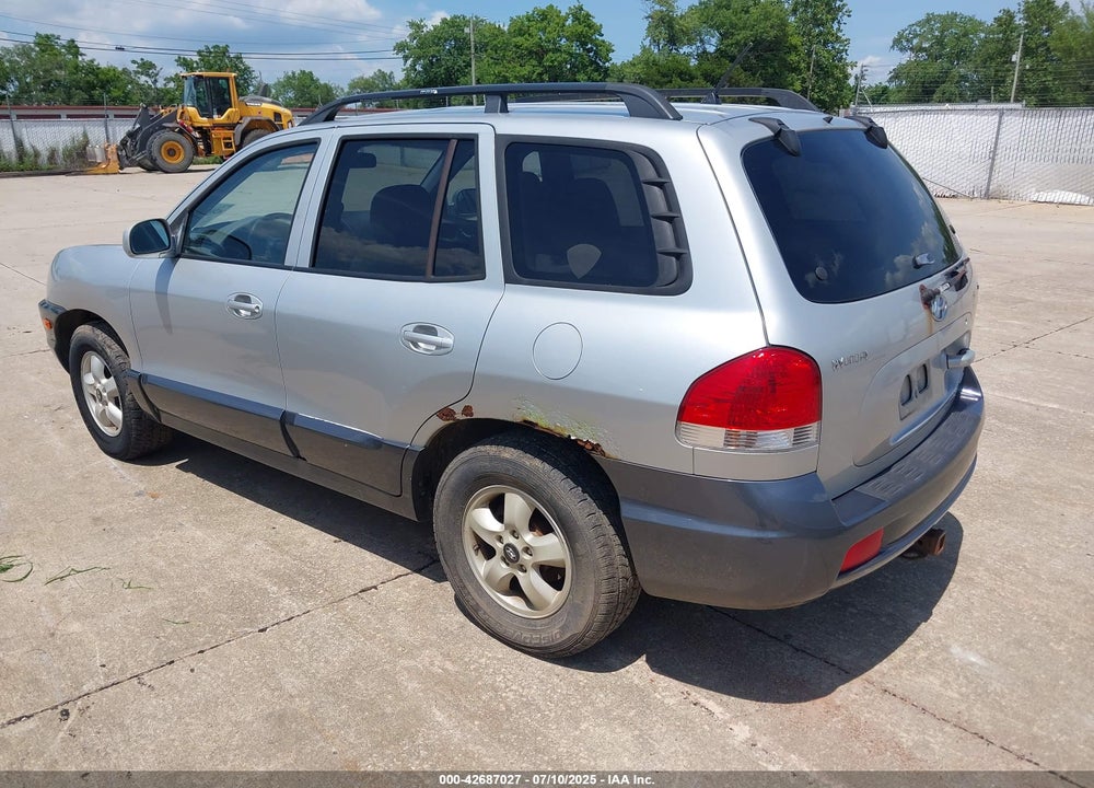 2005 HYUNDAI SANTA FE GLS VIN: KM8SC73D75U974612