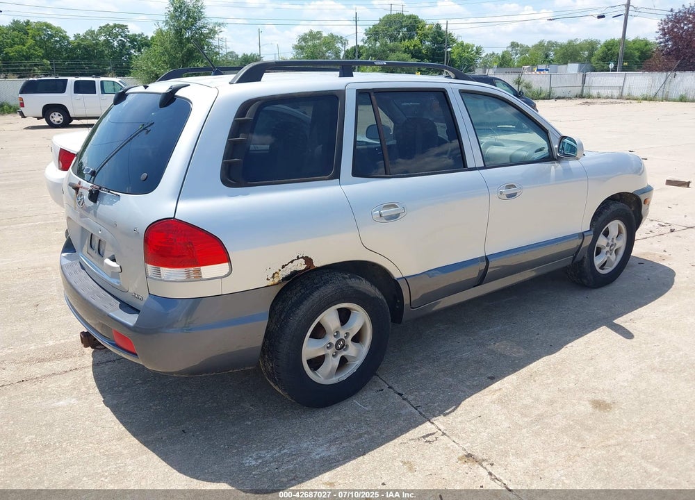 2005 HYUNDAI SANTA FE GLS VIN: KM8SC73D75U974612