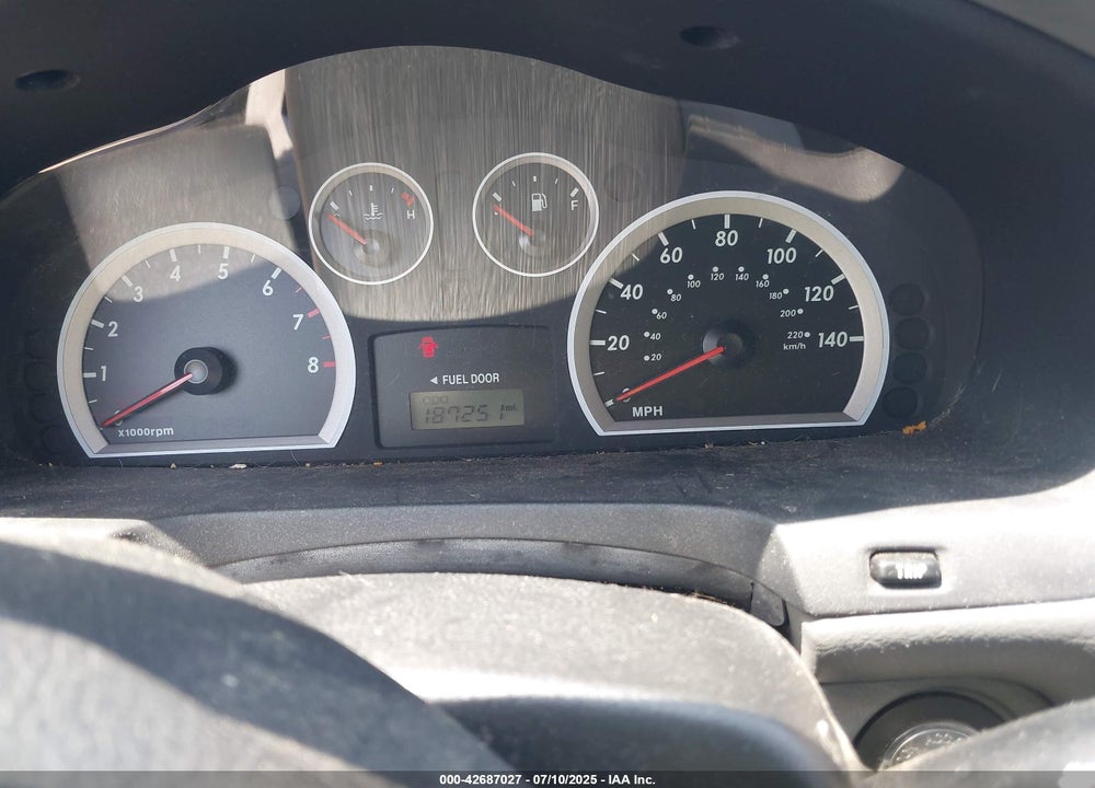 2005 HYUNDAI SANTA FE GLS VIN: KM8SC73D75U974612