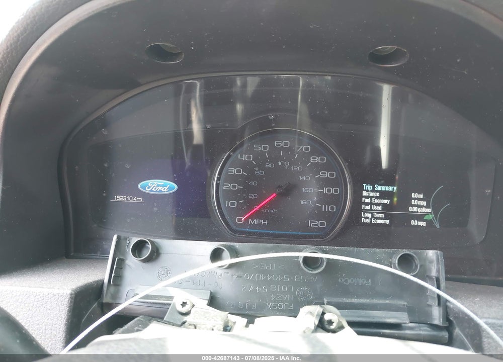2012 FORD FUSION HYBRID VIN: 3FADP0L32CR267007