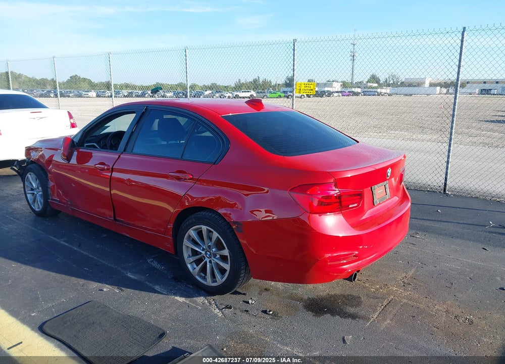 2017 BMW 3 SERIES VIN: WBA8E1G38HNU16223