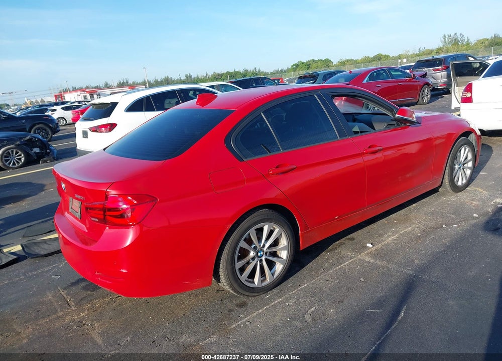 2017 BMW 3 SERIES VIN: WBA8E1G38HNU16223