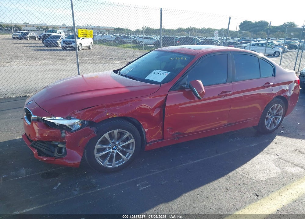 2017 BMW 3 SERIES VIN: WBA8E1G38HNU16223