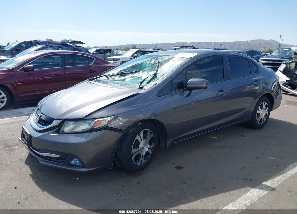 2014 HONDA CIVIC HYBRID VIN: 19XFB4F26EE000975