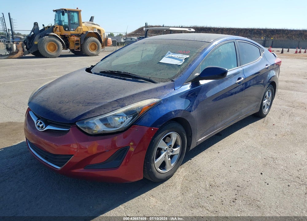 2015 HYUNDAI ELANTRA VIN: 5NPDH4AE5FH565917