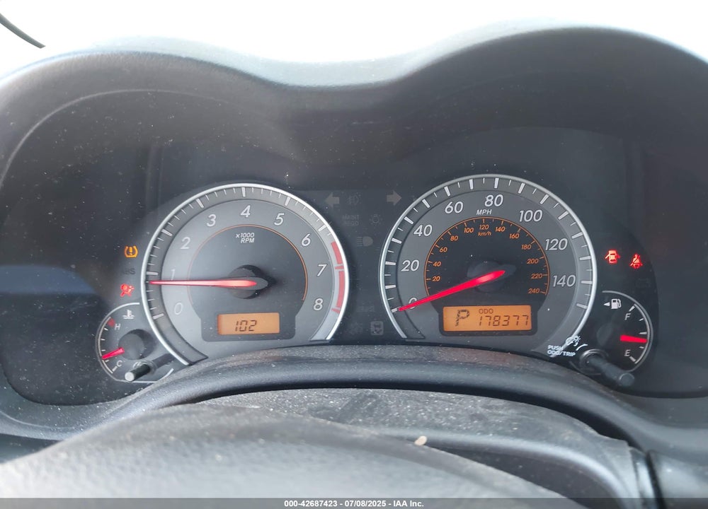 2009 TOYOTA COROLLA VIN: 1NXBE40E09Z131976