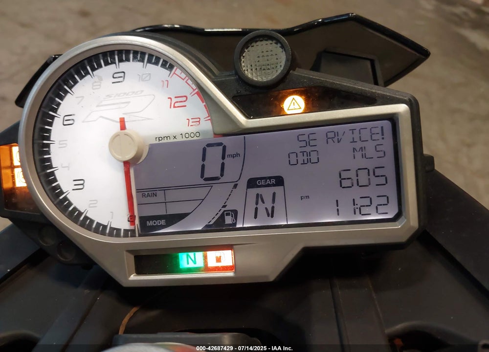 2019 BMW S 1000 R VIN: WB10D6207KZ972341