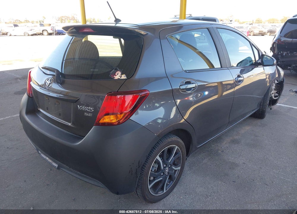 2015 TOYOTA YARIS VIN: VNKKTUD38FA018171