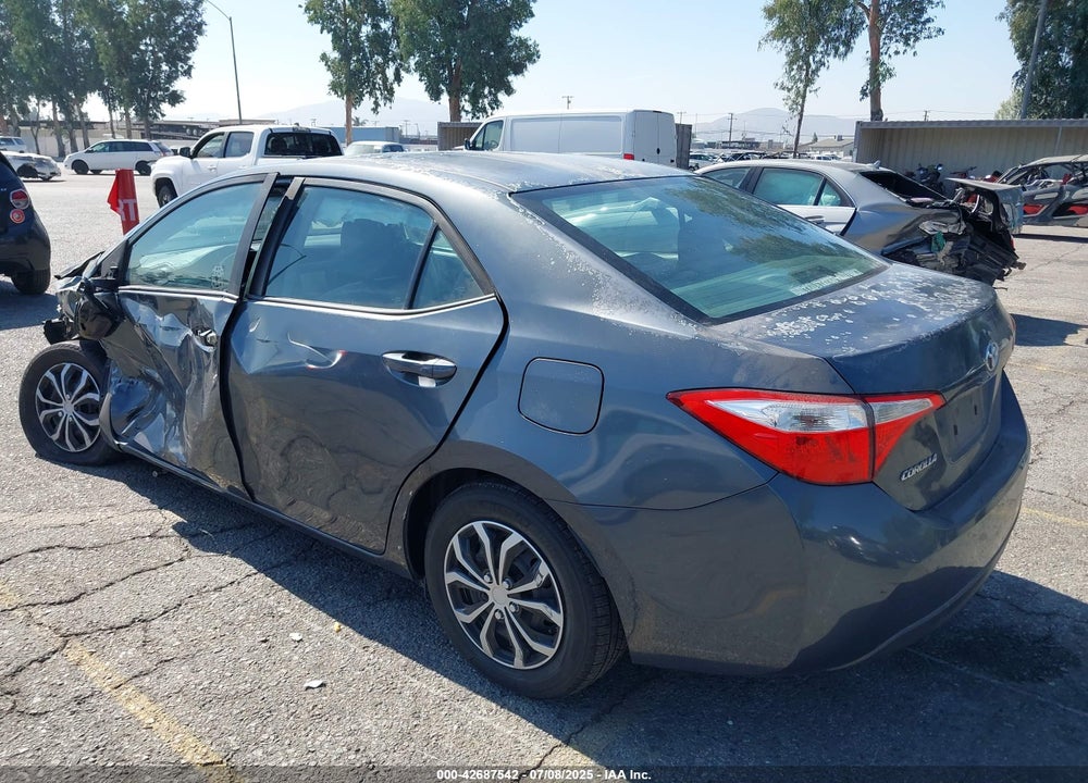 2016 TOYOTA COROLLA VIN: 5YFBURHE8GP390637