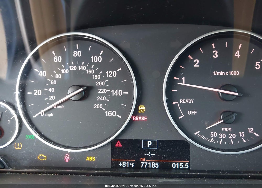2015 BMW 3 SERIES VIN: WBA3A5C51FP604734