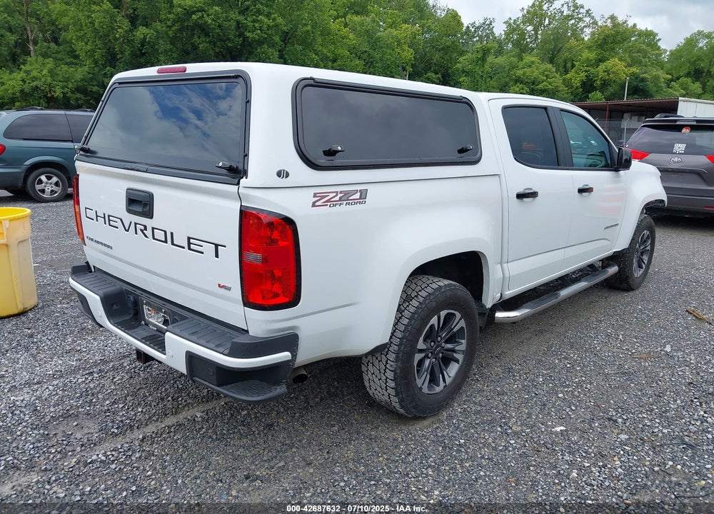 2021 CHEVROLET COLORADO 4WD SHORT BOX Z71 VIN: 1GCGTDEN3M1122062