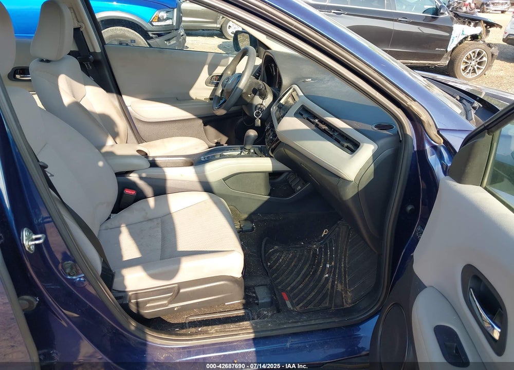 2017 HONDA HR-V VIN: 3CZRU6H38HG700332