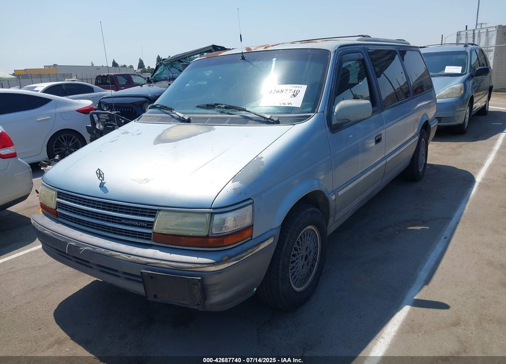 1992 PLYMOUTH GRAND VOYAGER LE VIN: 1P4GH54R0NX287265