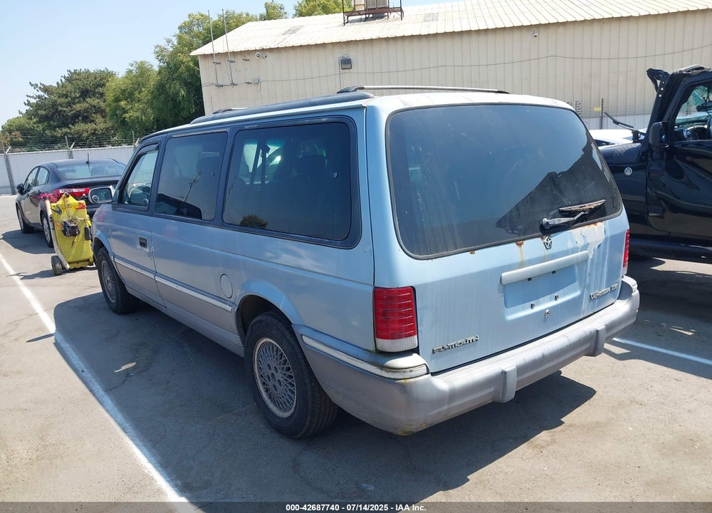 1992 PLYMOUTH GRAND VOYAGER LE VIN: 1P4GH54R0NX287265