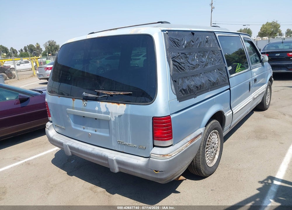1992 PLYMOUTH GRAND VOYAGER LE VIN: 1P4GH54R0NX287265