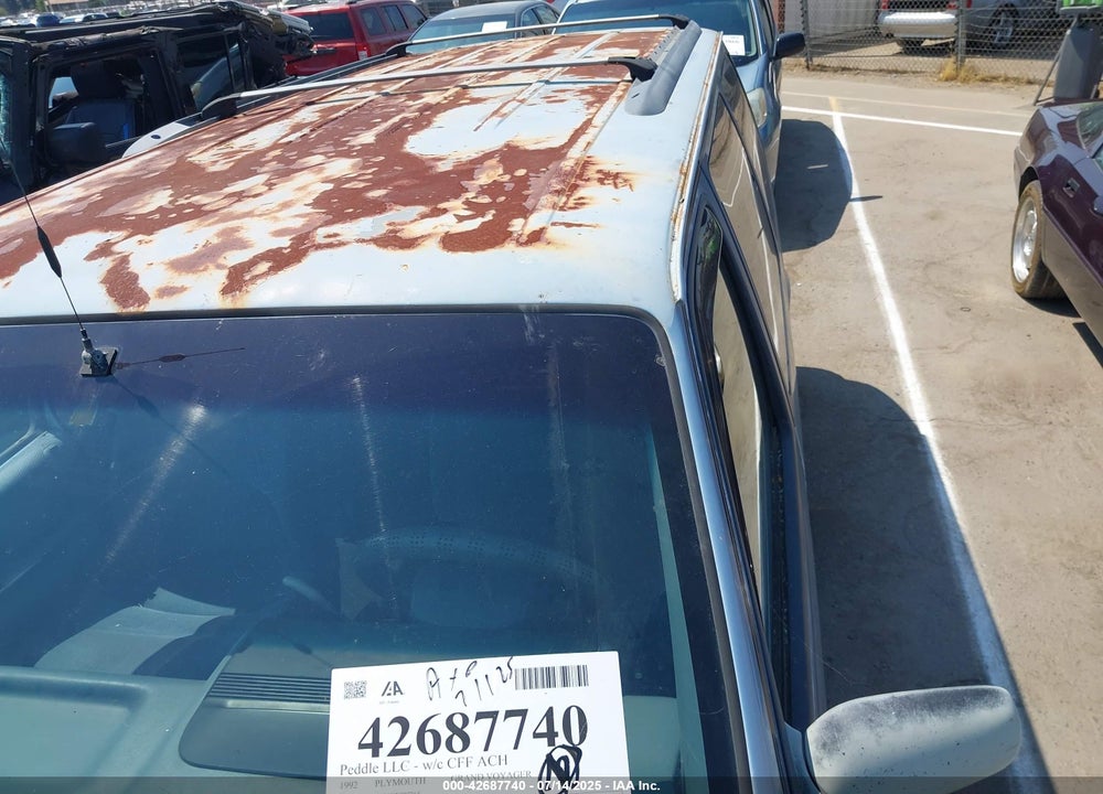 1992 PLYMOUTH GRAND VOYAGER LE VIN: 1P4GH54R0NX287265