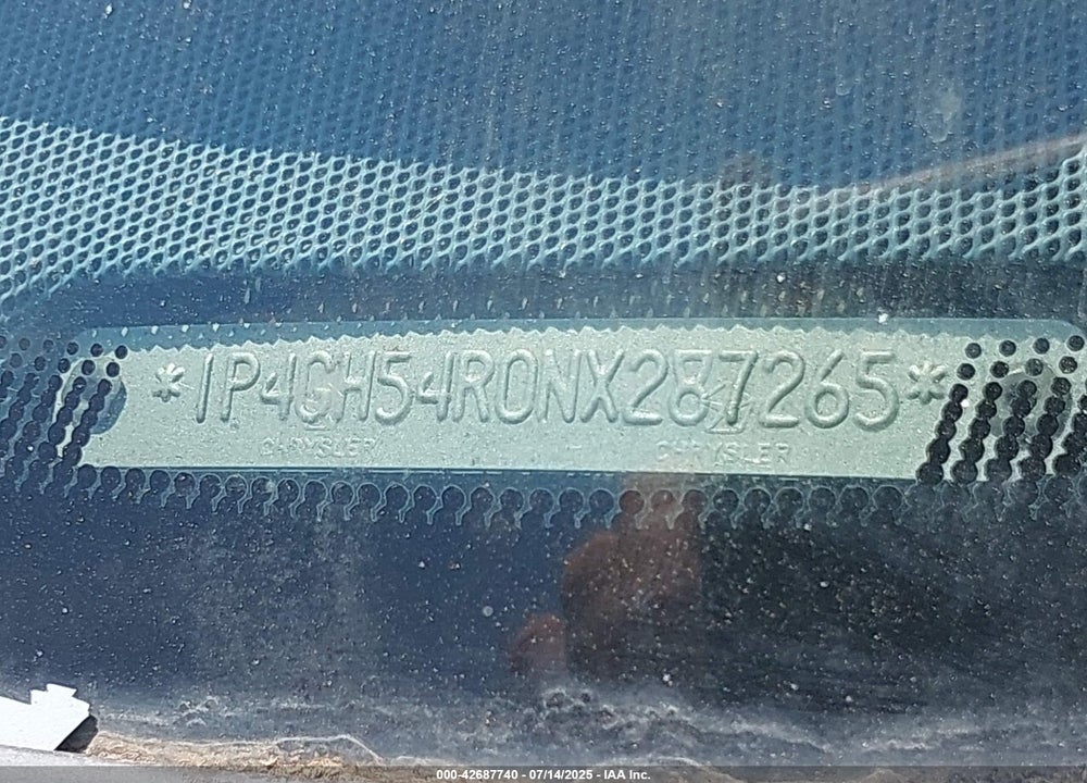 1992 PLYMOUTH GRAND VOYAGER LE VIN: 1P4GH54R0NX287265