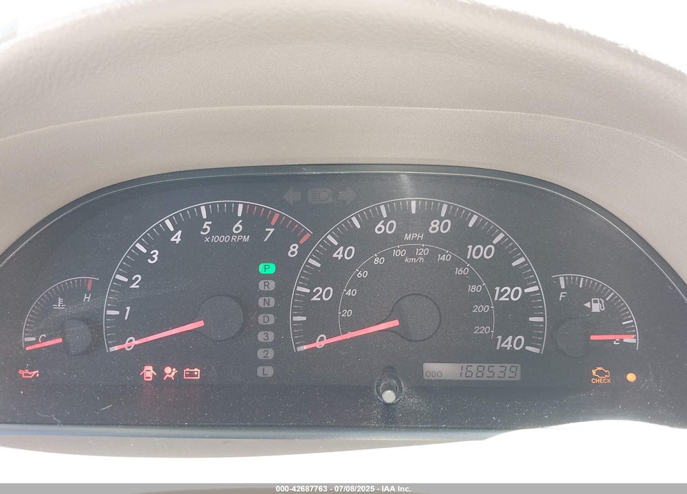 2005 TOYOTA CAMRY LE V6 VIN: 4T1BF30K25U090709
