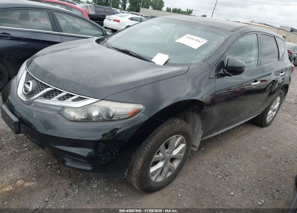 2011 NISSAN MURANO S VIN: JN8AZ1MW2BW176969