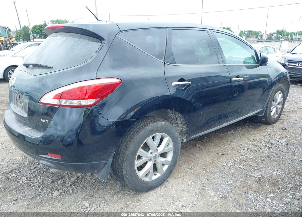 2011 NISSAN MURANO S VIN: JN8AZ1MW2BW176969