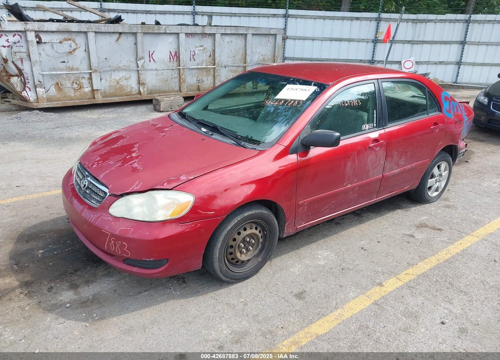 2007 TOYOTA COROLLA LE VIN: 2T1BR32E27C786473