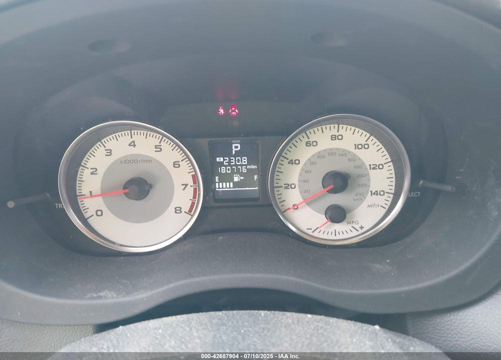 2013 SUBARU IMPREZA VIN: JF1GPAR64D2866291