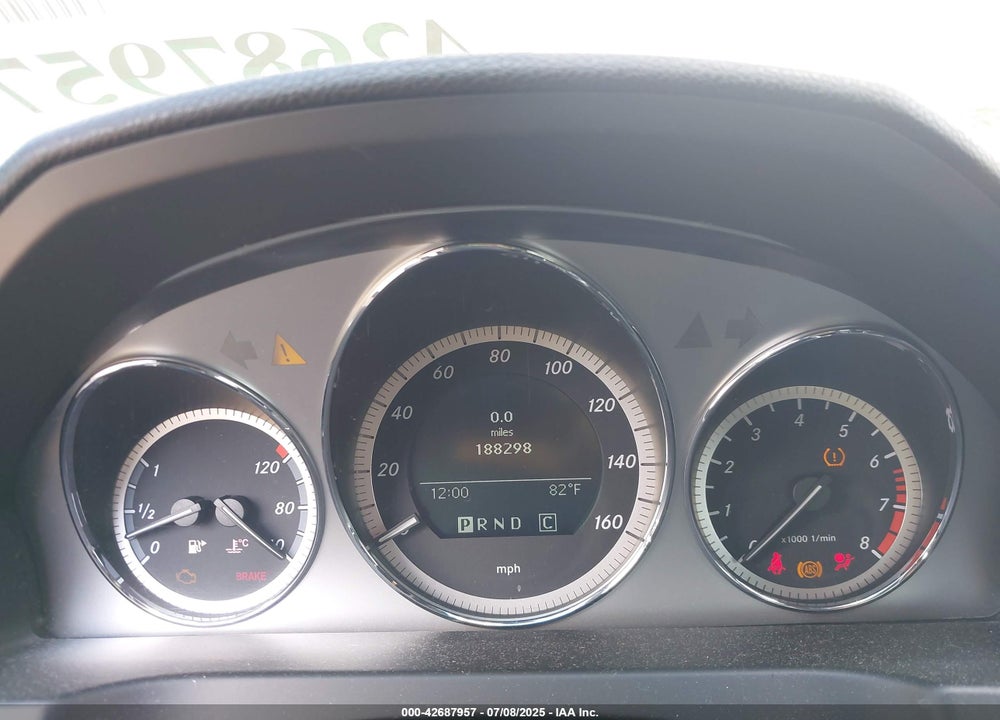 2010 MERCEDES-BENZ C 300 VIN: WDDGF8BB9AF478674