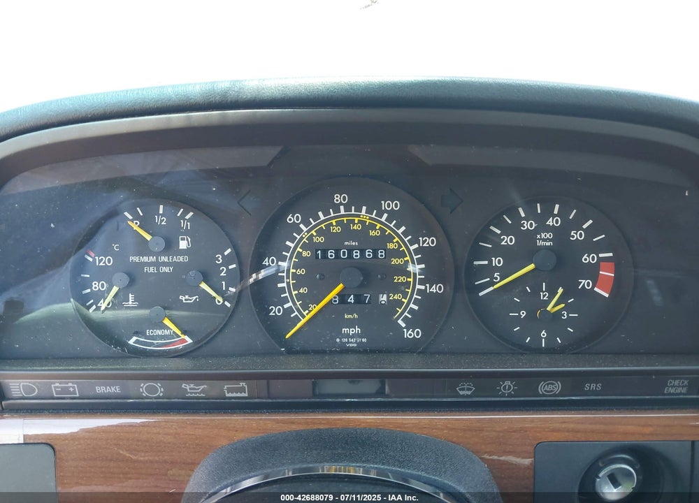 1990 MERCEDES-BENZ 300 SE VIN: WDBCA24D5LA524406