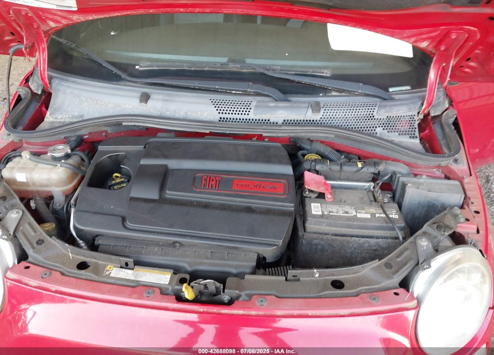 2012 FIAT 500 VIN: 3C3CFFBR9CT190421