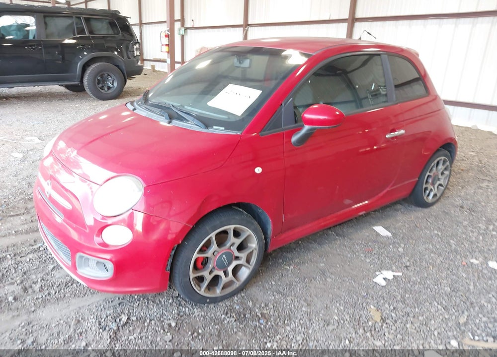 2012 FIAT 500 VIN: 3C3CFFBR9CT190421