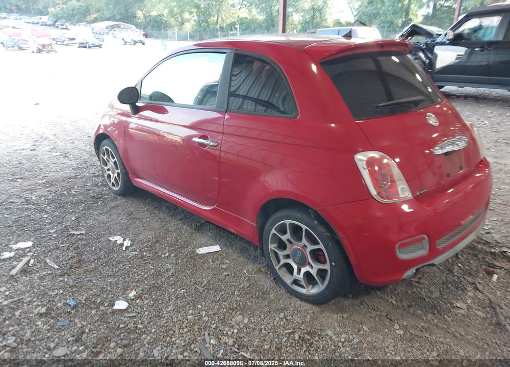 2012 FIAT 500 VIN: 3C3CFFBR9CT190421