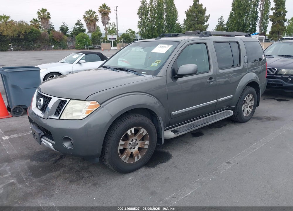 2008 NISSAN PATHFINDER LE VIN: 5N1AR18U28C658237