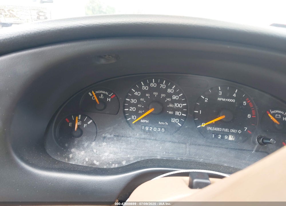1998 FORD MUSTANG VIN: 1FAFP4045WF121585