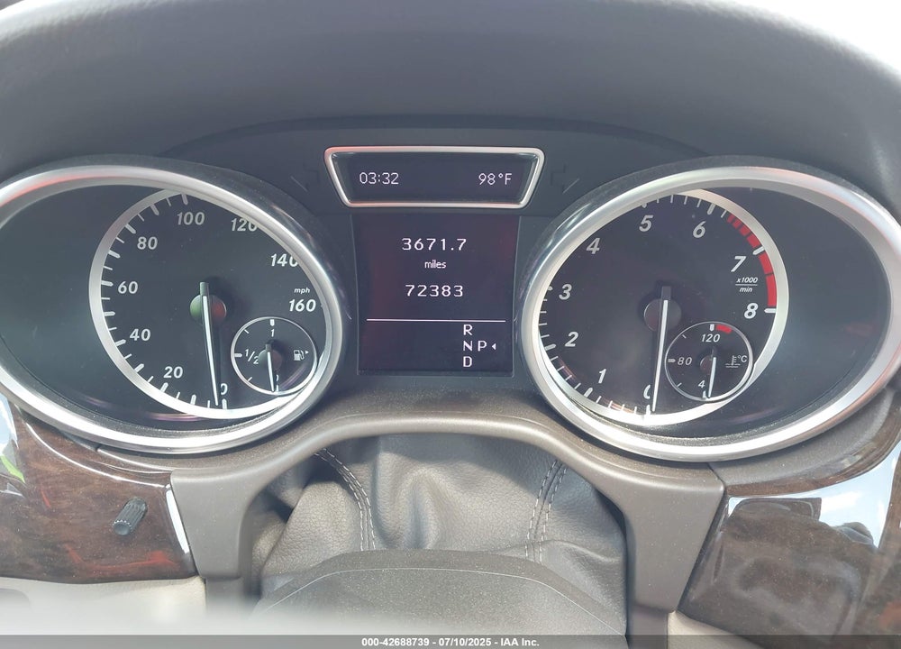 2012 MERCEDES-BENZ ML-CLASS VIN: 4JGDA5HB5CA046130