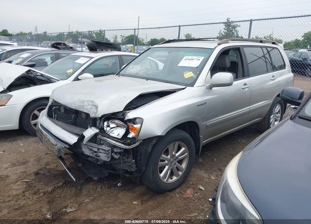 2007 TOYOTA HIGHLANDER HYBRID VIN: JTEEW21A370042689