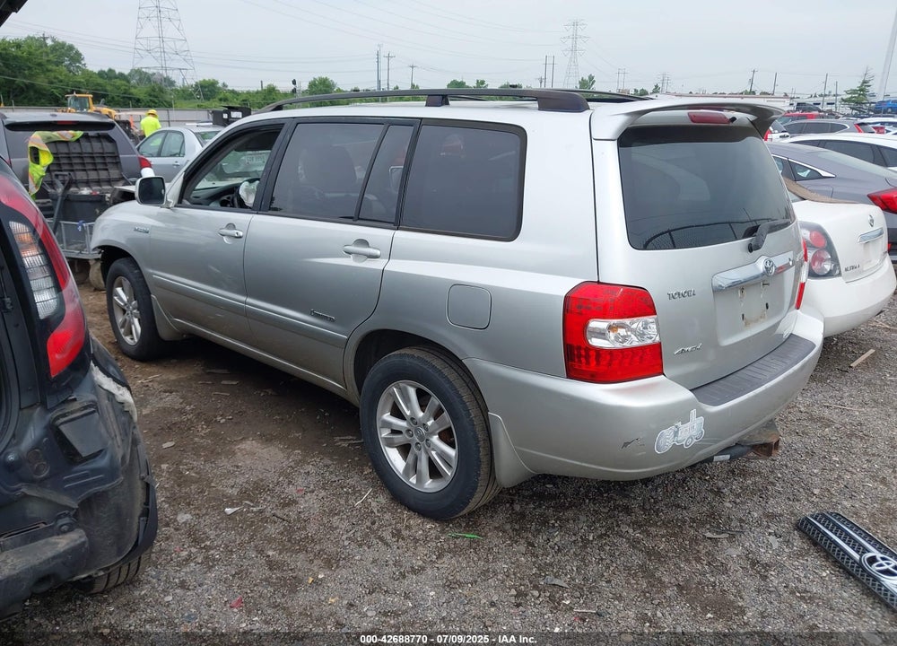 2007 TOYOTA HIGHLANDER HYBRID VIN: JTEEW21A370042689