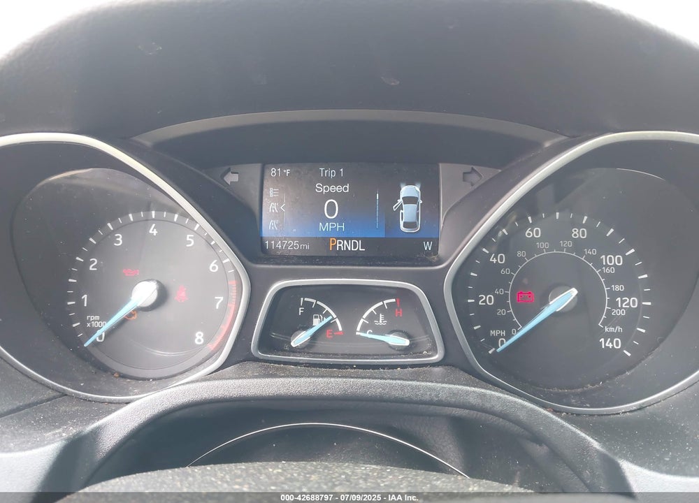 2016 FORD FOCUS VIN: 1FADP3F29GL292091