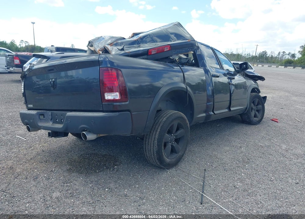 2019 RAM 1500 CLASSIC WARLOCK  4X2 6'4 BOX VIN: 1C6RR6GT0KS697572
