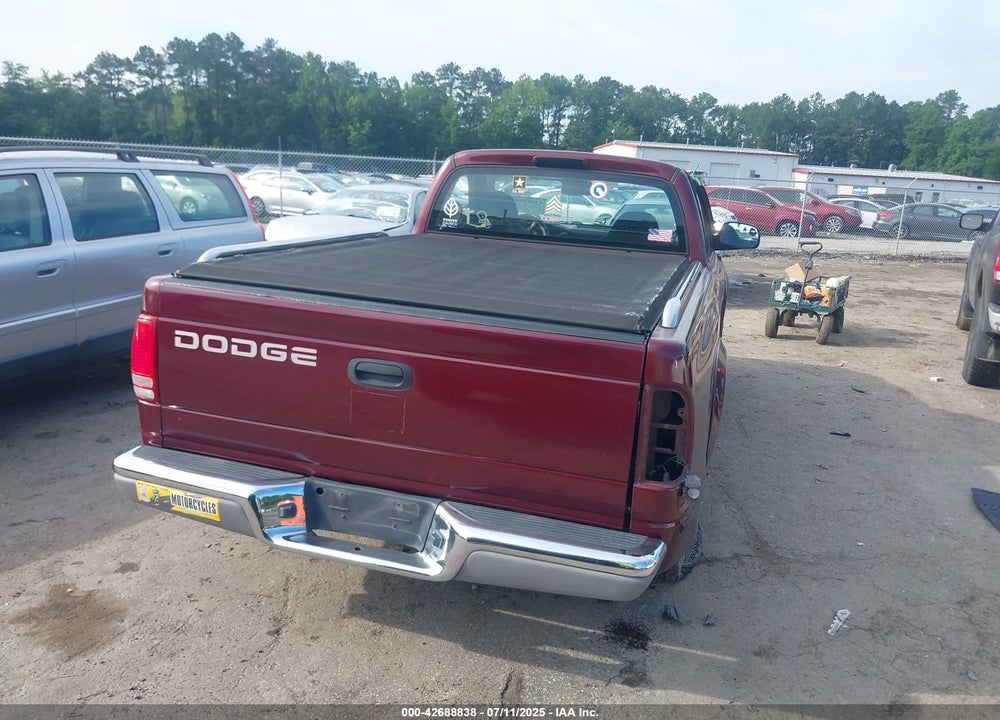 2002 DODGE DAKOTA VIN: 1B7FL46X82S624858