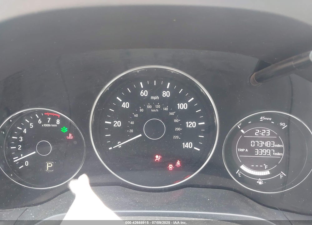 2017 HONDA HR-V VIN: 3CZRU6H36HM719379
